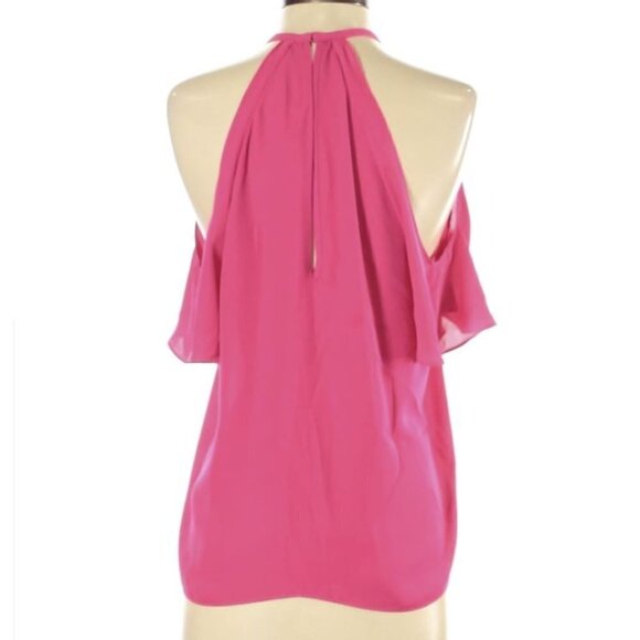 Amanda Uprichard Celia Cold-Shoulder Keyhole Top - Picture 5 of 7